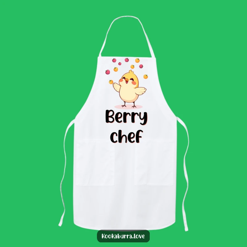 Funny Juggling Bird Apron: Cook with Colorful Flair