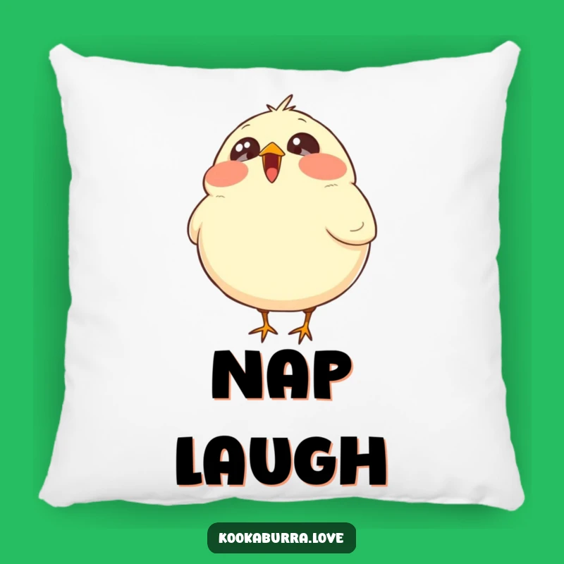 Funny Laughing Bird Pillow: Hugs of Happiness and Humor