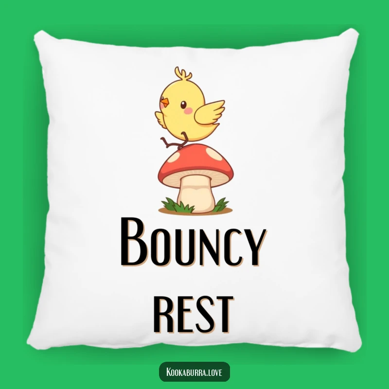 Funny Zippy Bird Pillow: Cozy Comfort with Bouncy Fun