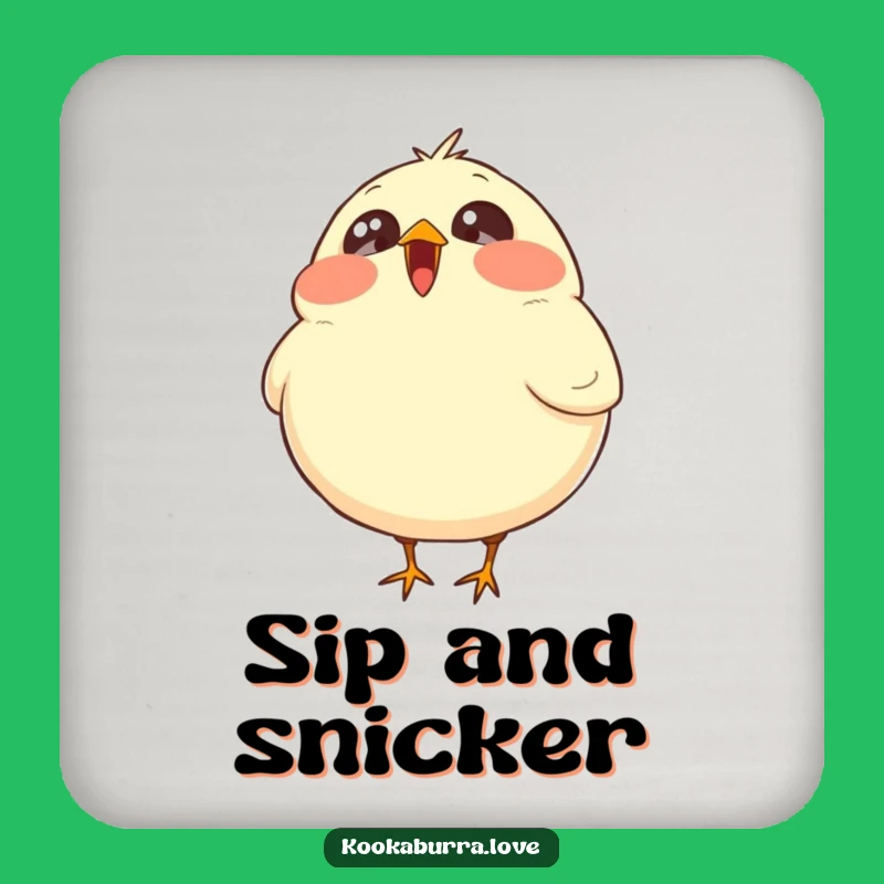 Funny Laughing Bird Coasters: Protect Surfaces with Smiles