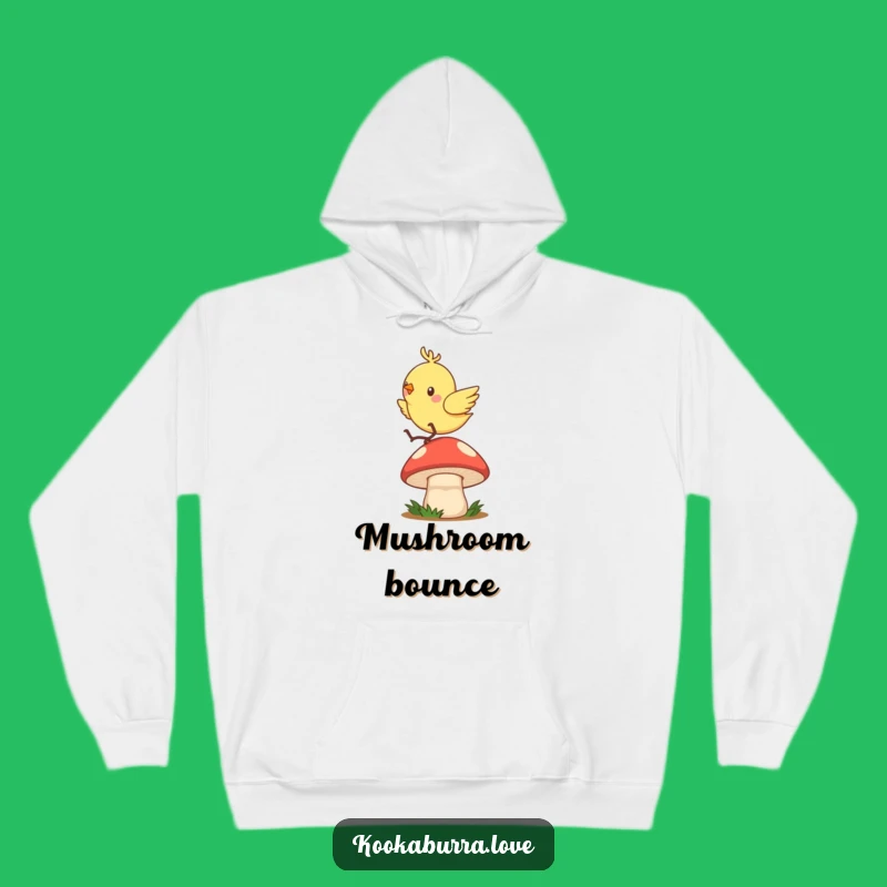 Cozy Funny Hopping Bird Hoodie: Embrace Energetic Comfort