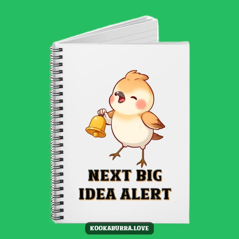 Funny Bird Bell Notebook: Jot Down Ideas with Humorous, Melodious Style