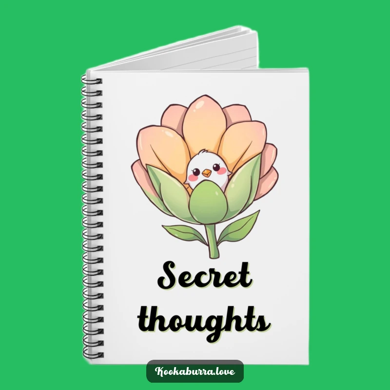 Funny Shy Bird Notebook: Capture Gentle Thoughts