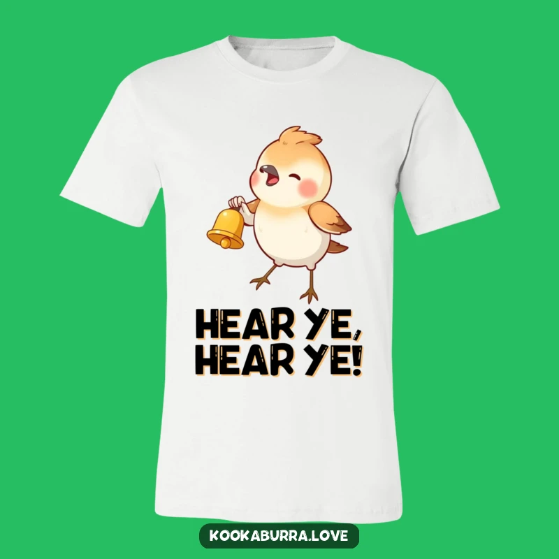 Funny Bird Bell T-Shirt: Joyful Ringing tee, Perfect Humorous Gift for Bird Lovers