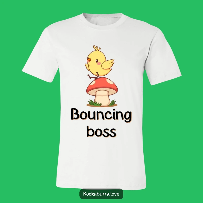 Funny Zippy Bird T-Shirt: Bounce Through Life with Joy