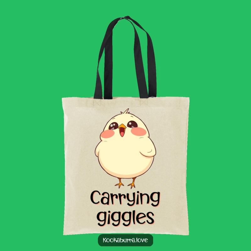 Funny Laughing Bird Tote Bag: Carry Your Chuckles Everywhere