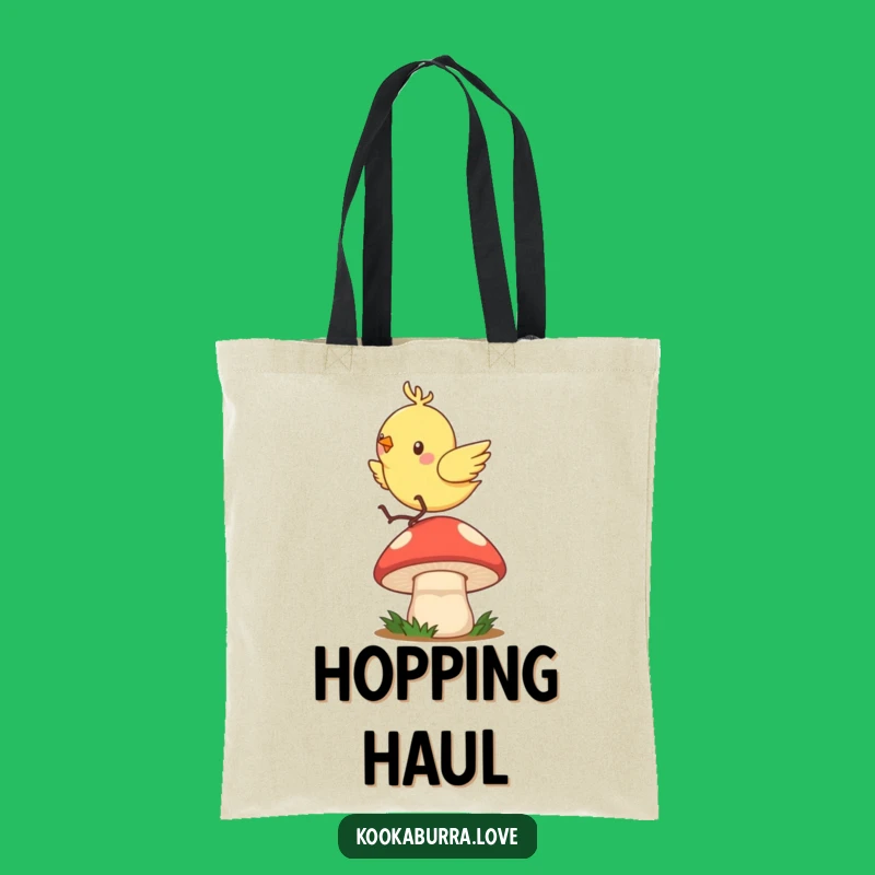 Funny Zippy Bird Tote Bag: Carry Your Bounce with You
